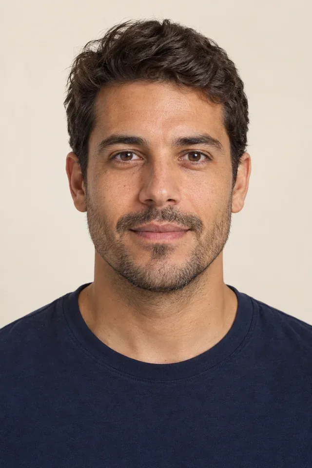 Caio · Rostro frontal