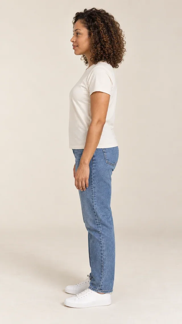 Lia · Cuerpo entero de perfil