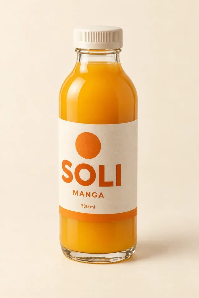 SOLI · Envase en tres cuartos